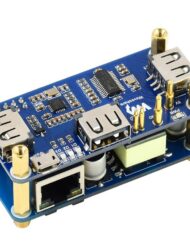 WaveShare PoE Ethernet USB HUB HAT til Raspberry Pi Zero 1x RJ45 3x USB