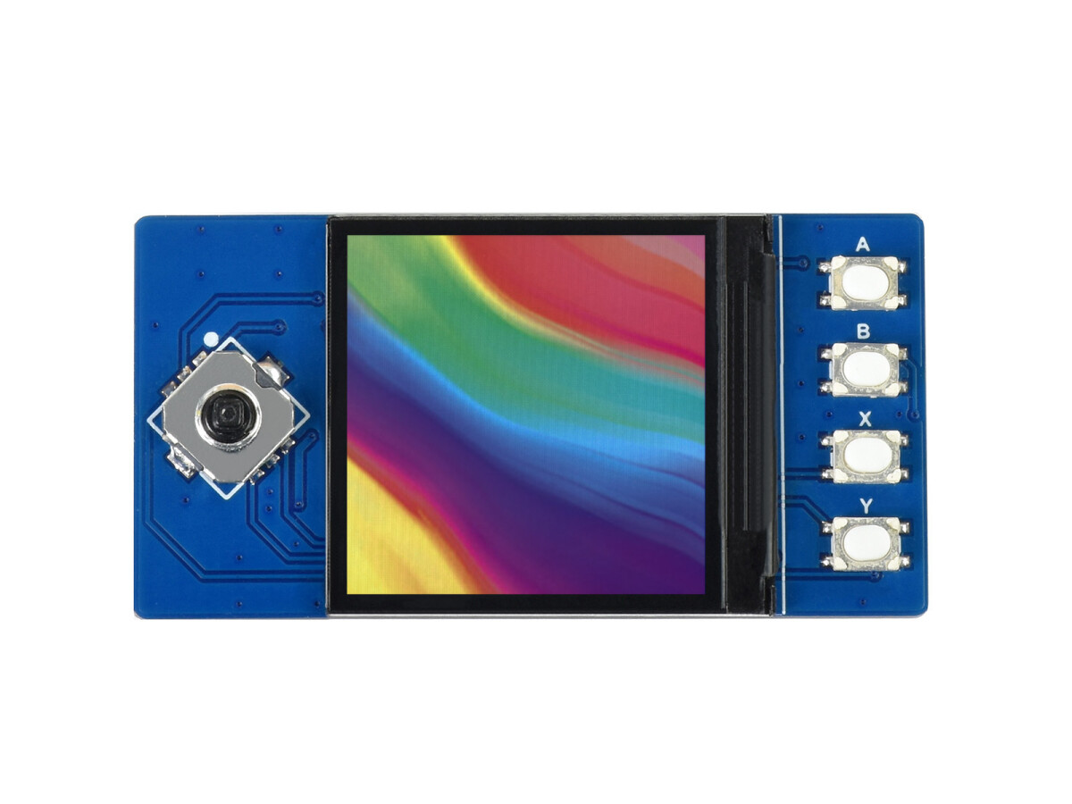 WaveShare 1,3 Zoll LCD-displaymodul til Raspberry Pi Pico, 65.000 farver, 240x240, SPI