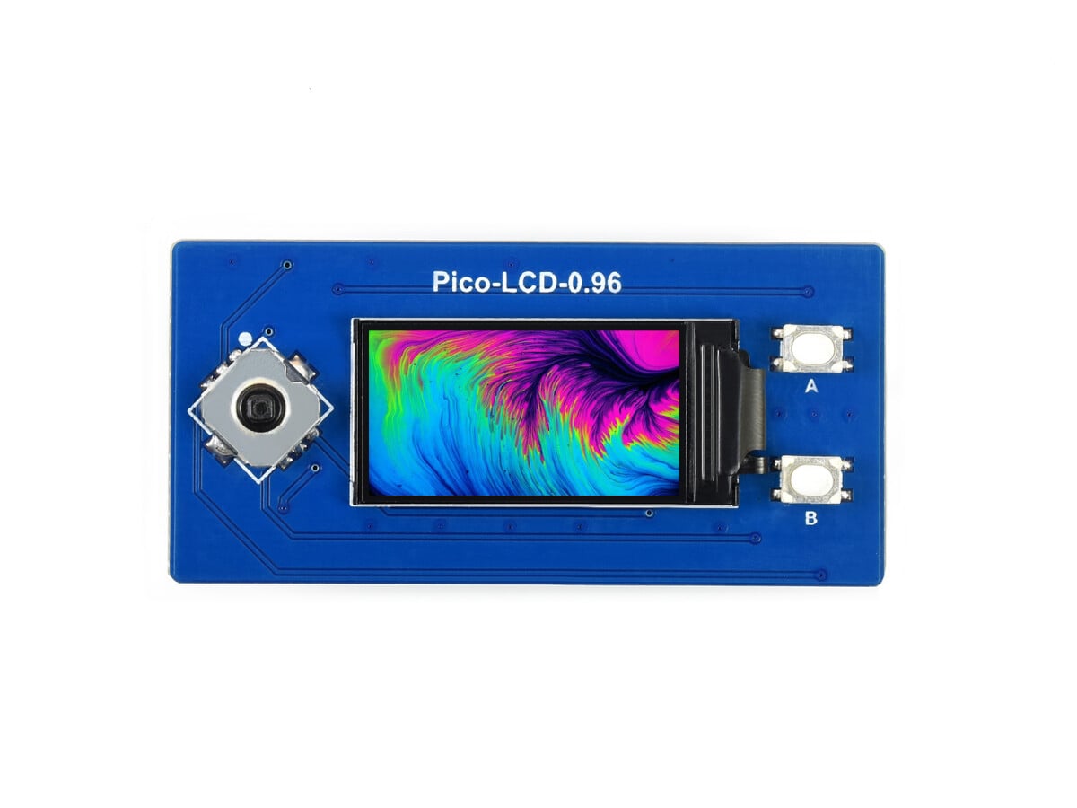 WaveShare 0,96 Zoll LCD-displaymodul til Raspberry Pi Pico, 65.000 farver, 160×80, SPI
