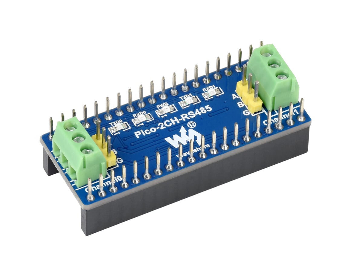 WaveShare 2-Kanal RS485 Modul til Raspberry Pi Pico SP3485 Transceiver UART To RS485