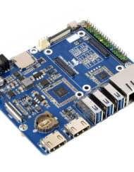 WaveShare Dual Gigabit Ethernet Base Board til Raspberry Pi Compute Module 4