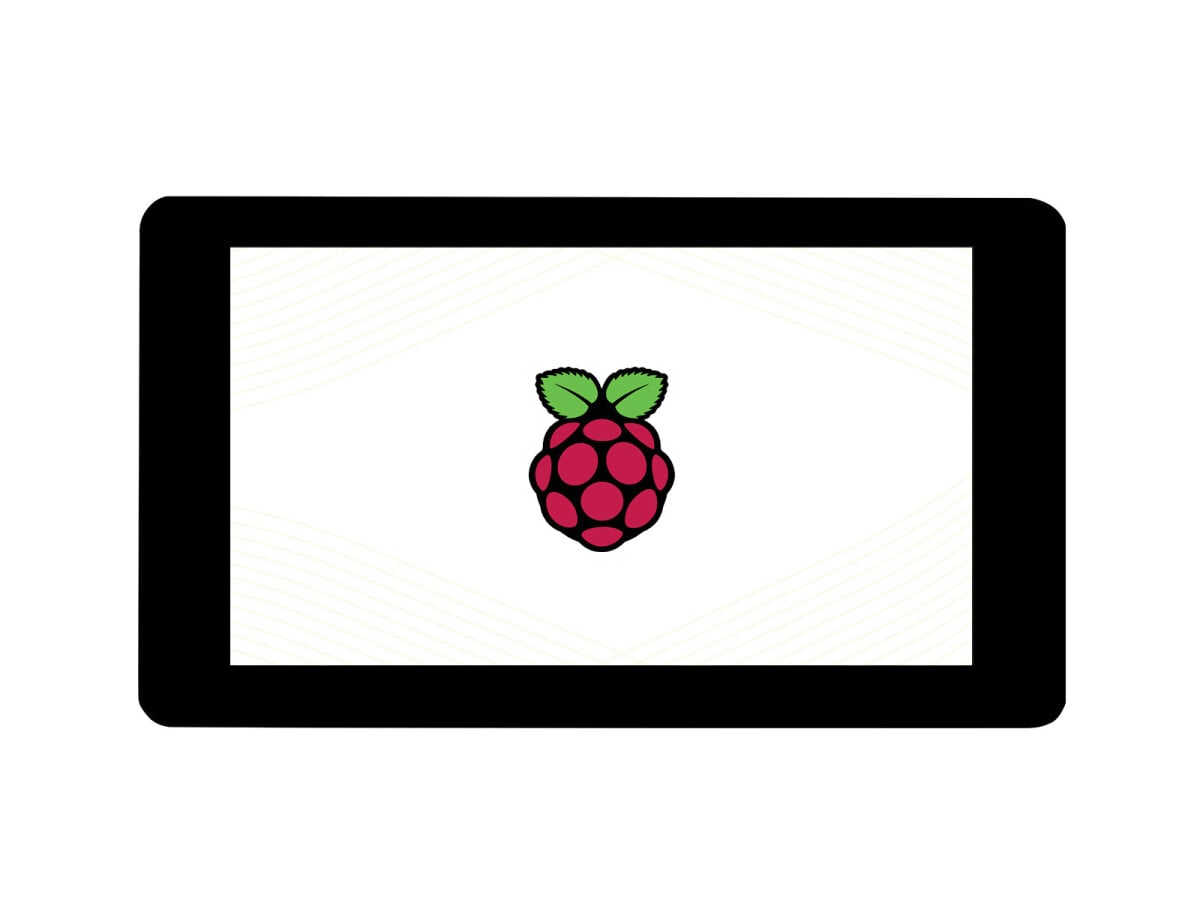 WaveShare 7-tommers kapacitivt touchdisplay til Raspberry Pi, DSI interface, 800×480