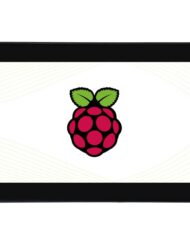 WaveShare 7-tommers kapacitivt touchdisplay til Raspberry Pi, med beskyttelseskabinet, DSI-interface, 800×480