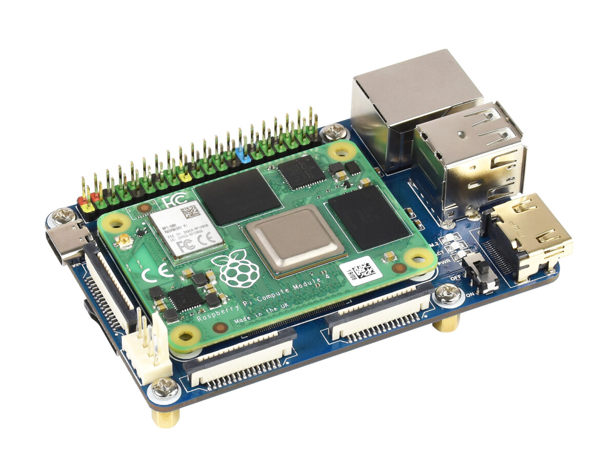 WaveShare Mini Base Board (A) Designet til Raspberry Pi Compute Module 4