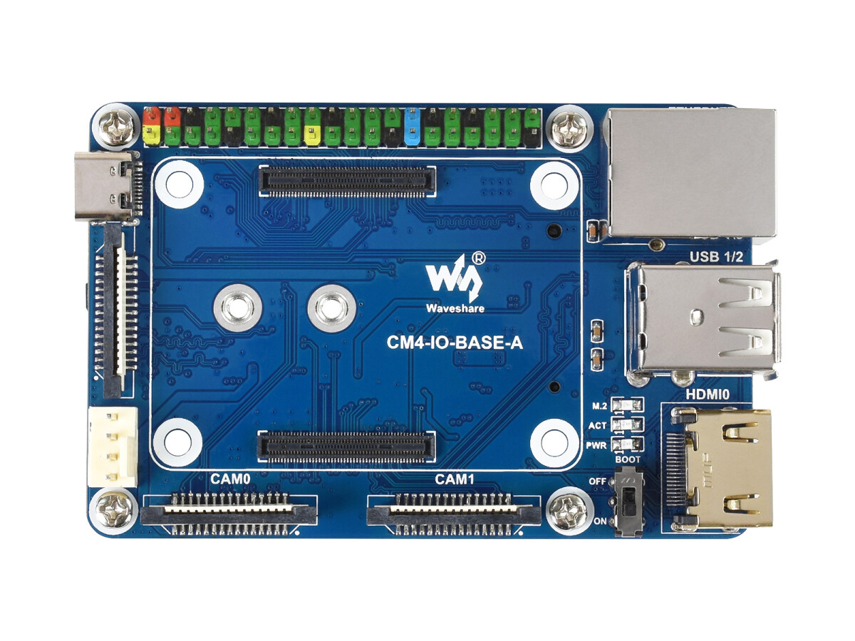WaveShare Mini Base Board (A) Designet til Raspberry Pi Compute Module 4