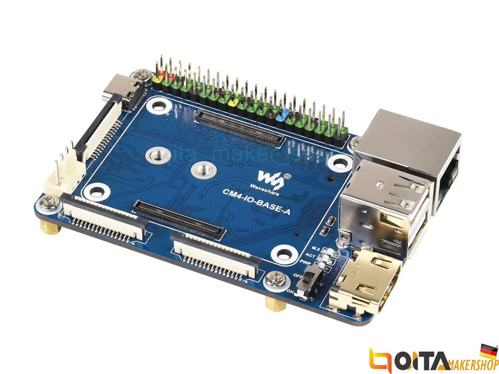 WaveShare Mini Base Board (A) Designet til Raspberry Pi Compute Module 4