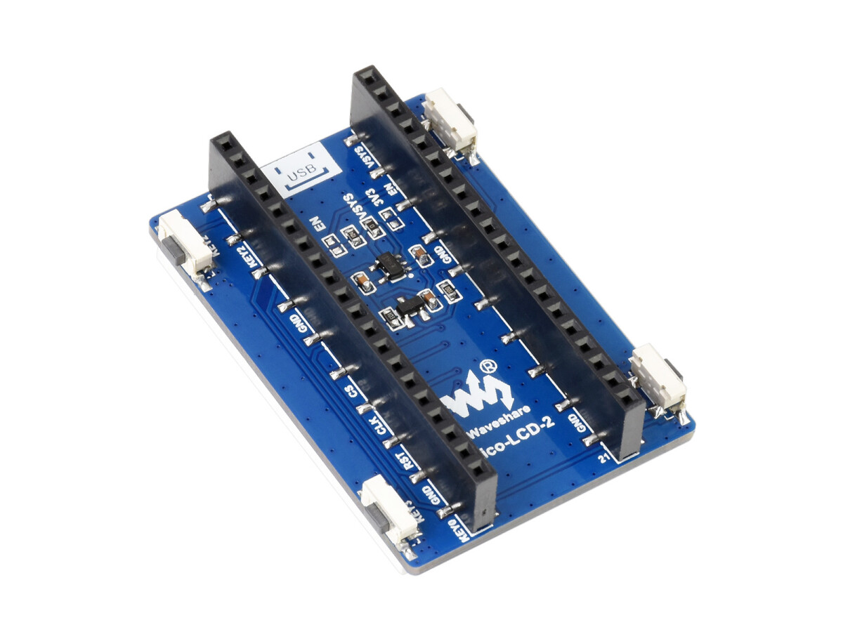 WaveShare 2-tommers LCD-displaymodul til Raspberry Pi Pico, 65.000 farver, 320x240, SPI