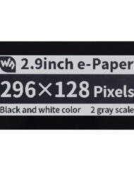 WaveShare 2,9 Zoll Touch E-Paper E-Ink Display HAT til Raspberry Pi, 5-punkts kapacitivt touch, 296×128, sort/hvid, SPI