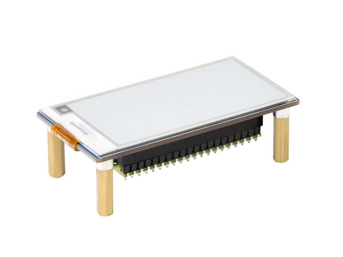 WaveShare 2,66 Zoll E-Paper E-Ink Display Modul til Raspberry Pi Pico, 296×152, sort/hvid, SPI