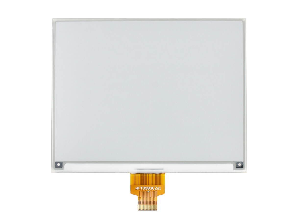 WaveShare 5,83 Zoll E-Paper E-Ink Display Modul für Raspberry Pi Pico 648x480 Schwarz Weiß SPI