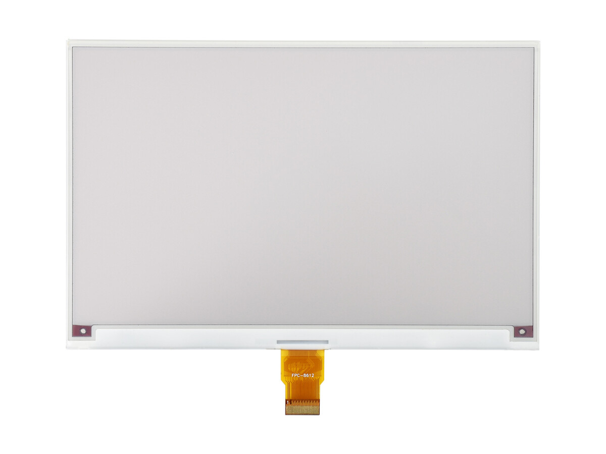WaveShare 7,5 Zoll E-Paper E-Ink Display Modul (B) til Raspberry Pi Pico 800x480 Rød Sort Hvid SPI