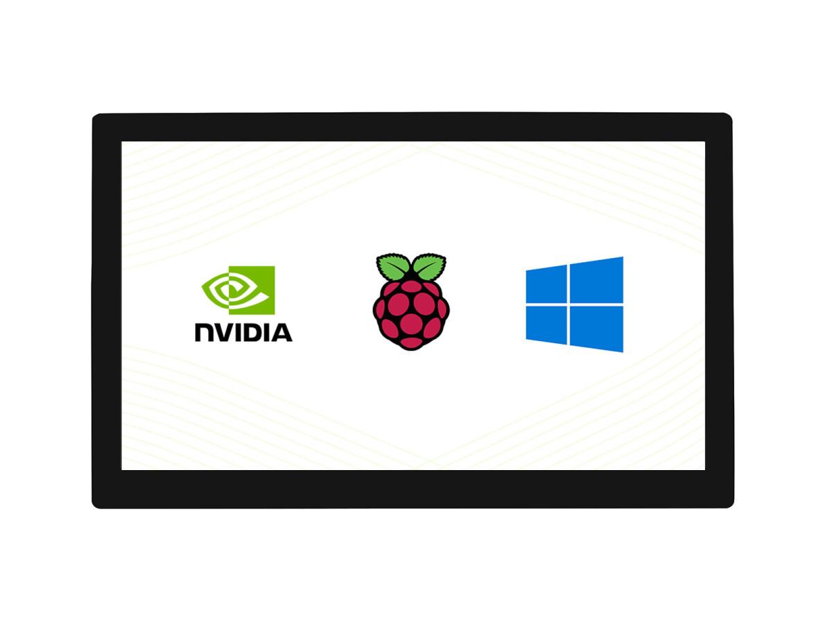 WaveShare 9-tommers QLED Quantum Dot Display 1280x720 Kapacitiv berøring