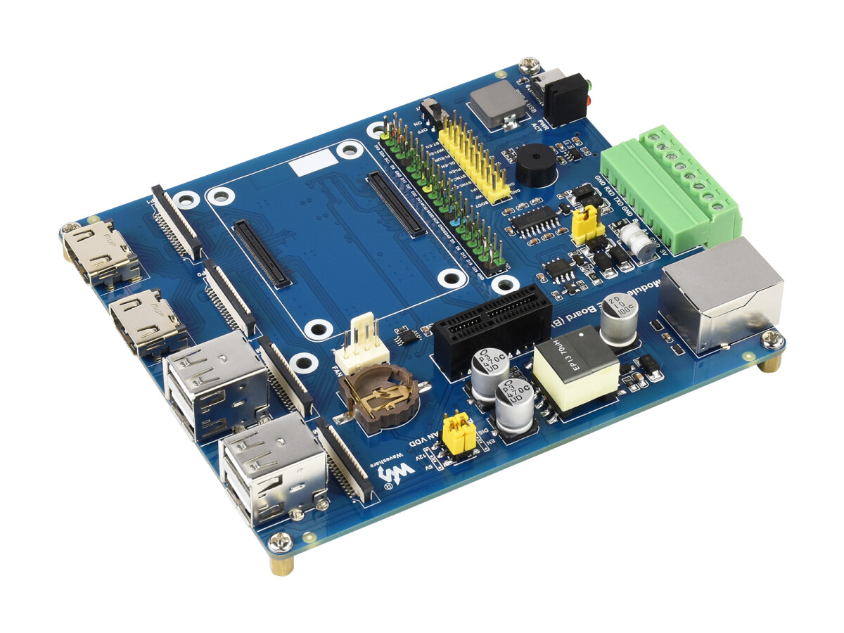 WaveShare IO Board med PoE (Type B) til Raspberry Pi Compute Module 4