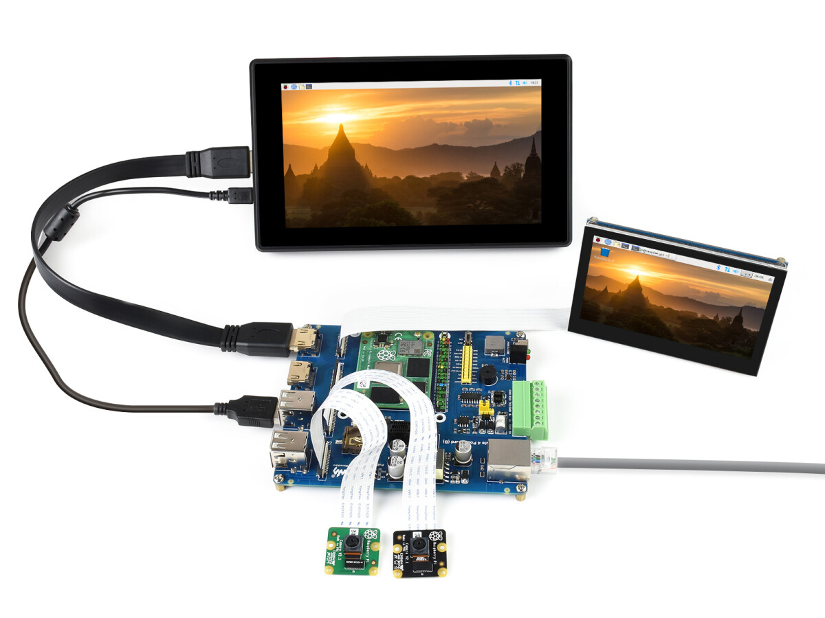 WaveShare IO Board med PoE (Type B) til Raspberry Pi Compute Module 4