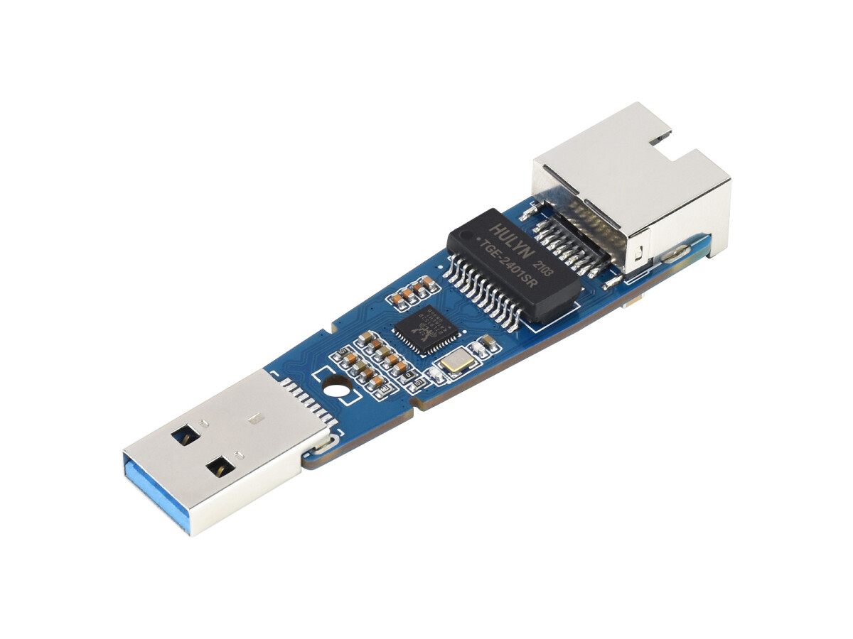 WaveShare USB 3.2 Gen1 til Gigabit Ethernet Konverter – Driverfri