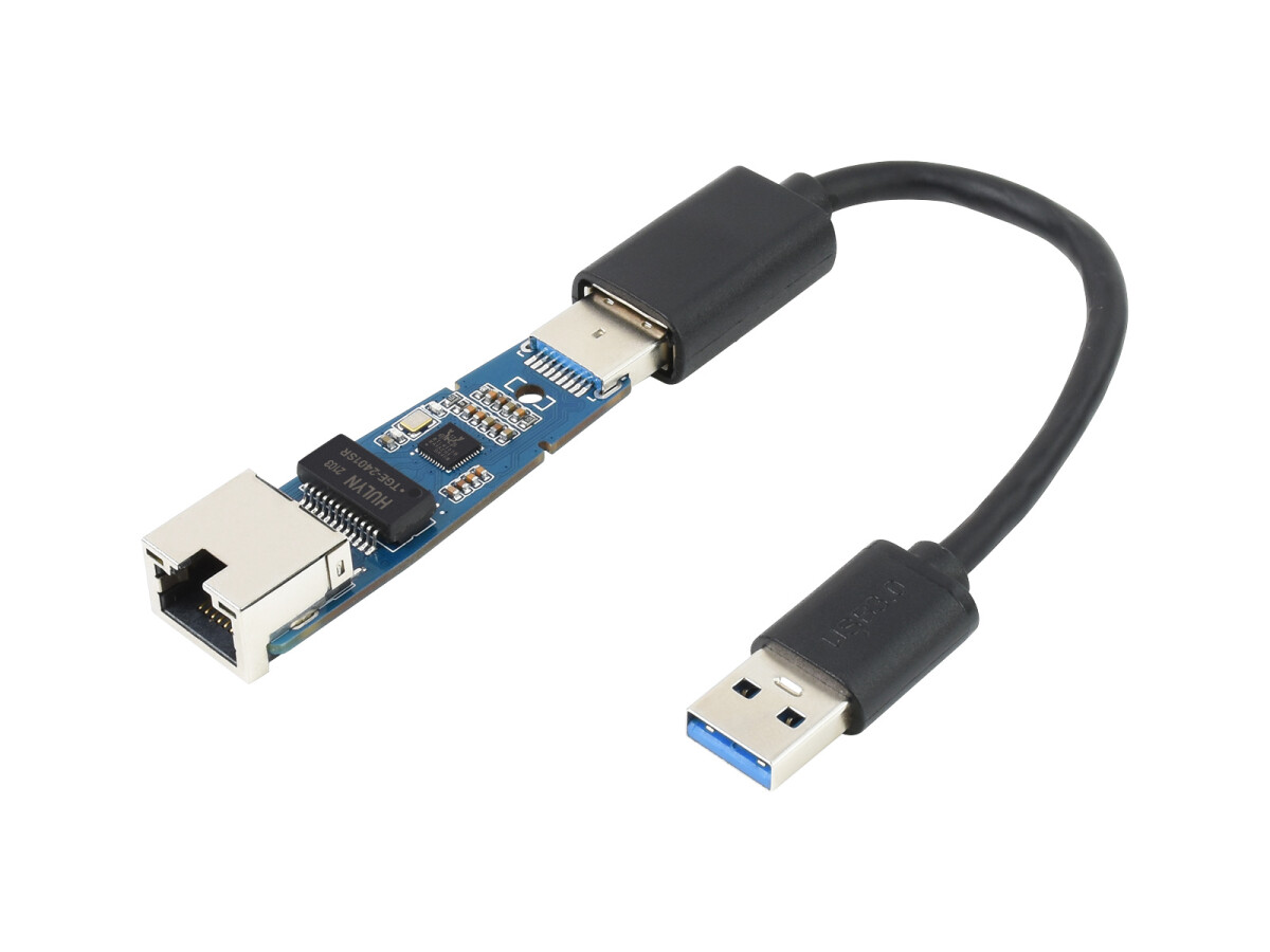 WaveShare USB 3.2 Gen1 til Gigabit Ethernet Konverter – Driverfri