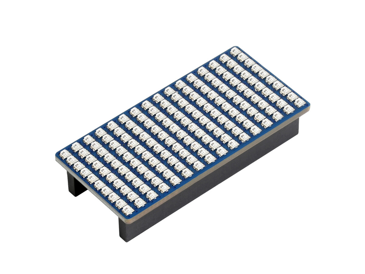 (Stoppet) WaveShare RGB Full-farve LED Matrix Panel til Raspberry Pi Pico, 16x10 Grid