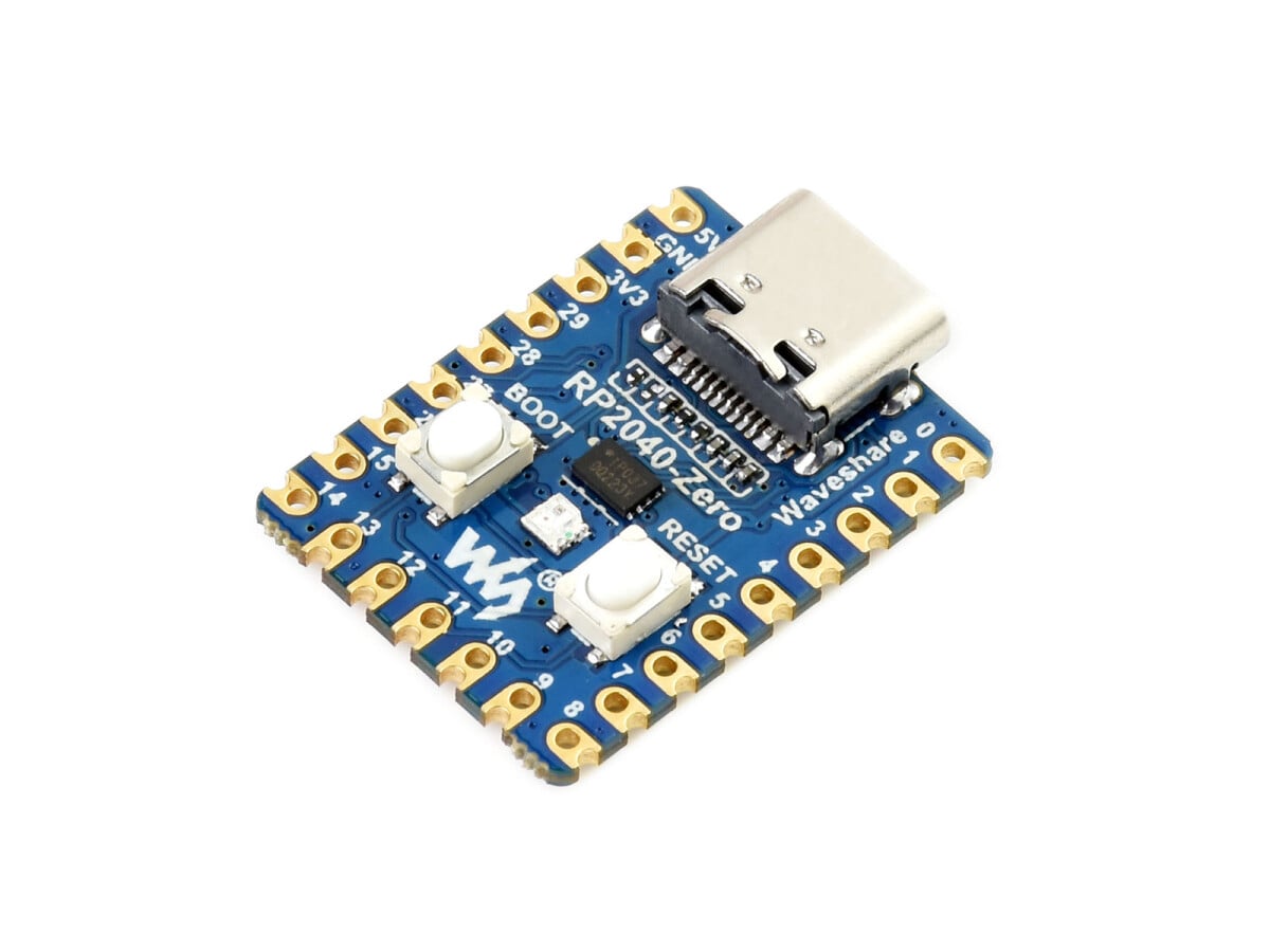WaveShare RP2040-Zero MCU Board Mini Version Baseret på Raspberry Pi Pico RP2040