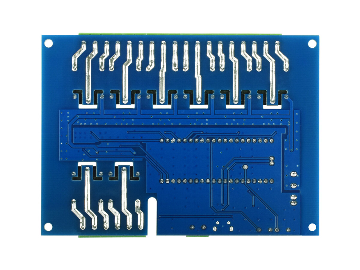 WaveShare Pico-Relay-B Industrielt 8-kanals relæmodul til Raspberry Pi Pico