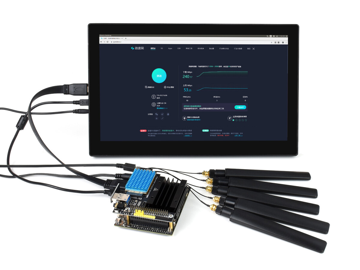 WaveShare SIM8200EA-M2 5G Modul til Jetson Nano 5G/4G/3G Snapdragon X55 Multi Band