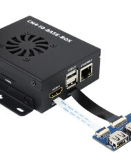 WaveShare CM4-IO-BASE-BOX-B + USB HDMI adapter til Raspberry Pi Compute Module 4