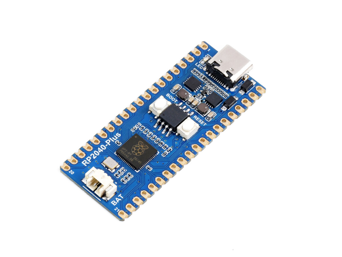 WaveShare RP2040-Plus MCU Board Plus Version Baseret på Raspberry Pi Pico RP2040