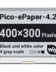WaveShare 4,2 Zoll E-Paper E-Ink Display Modul til Raspberry Pi Pico 400x300 Sort Hvid 4 Graustone SPI