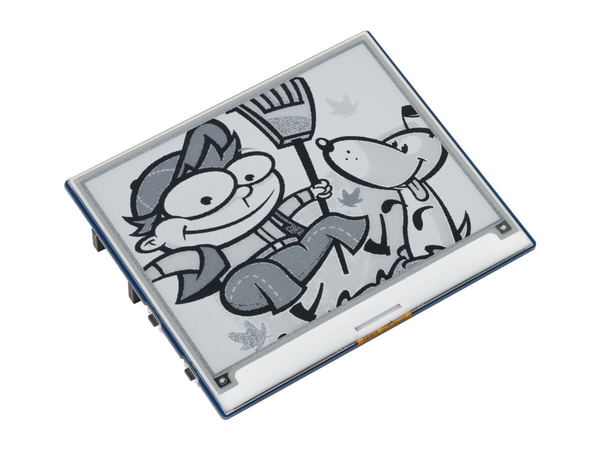 WaveShare 4,2 Zoll E-Paper E-Ink Display Modul til Raspberry Pi Pico 400x300 Sort Hvid 4 Graustone SPI