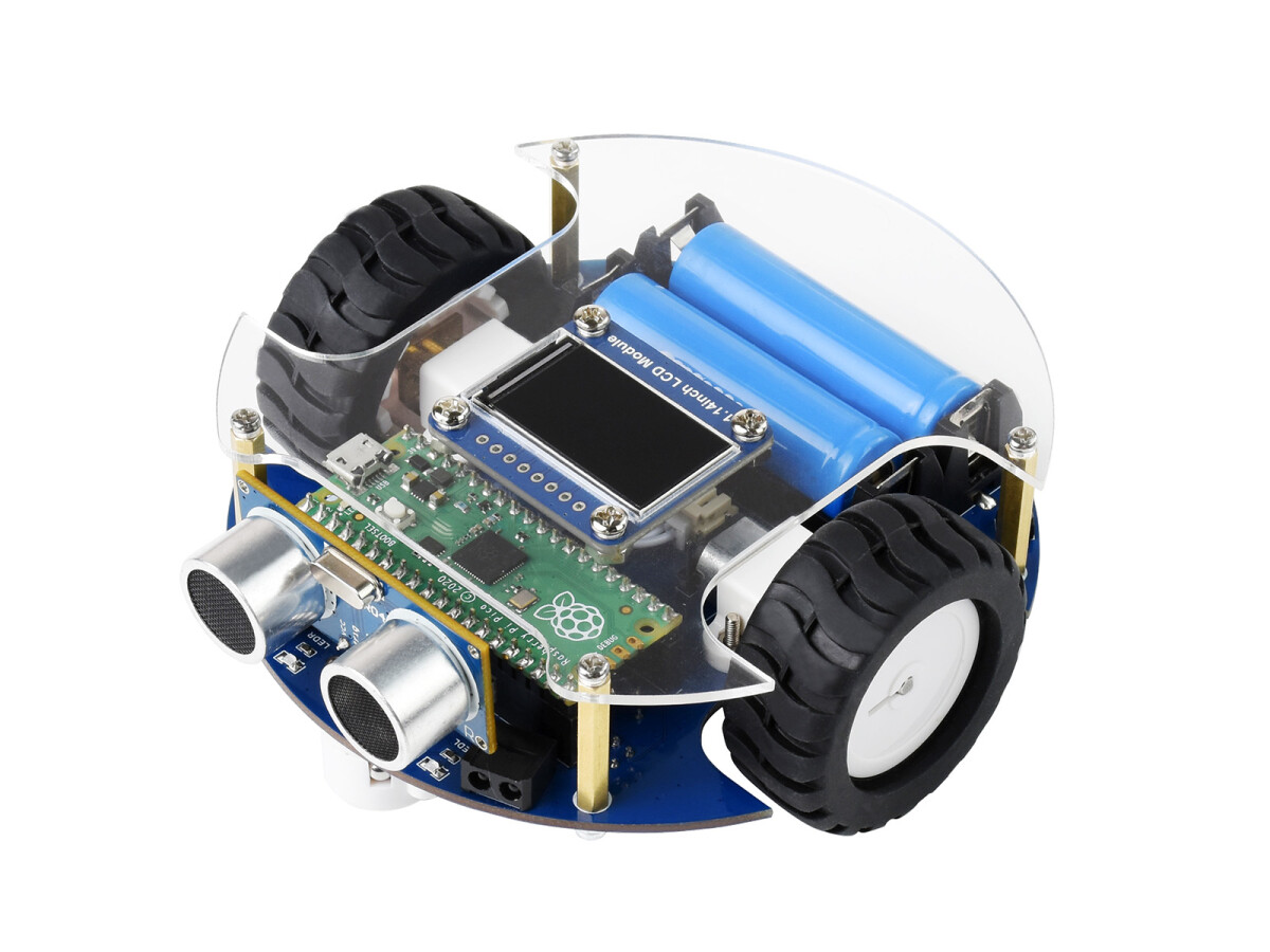 WaveShare PicoGo Mobilrobot uden fjernbetjening via Raspberry Pi