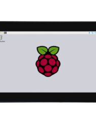 WaveShare 7-tommers kapacitivt touch IPS-display til Raspberry Pi med kabinet 1024x600