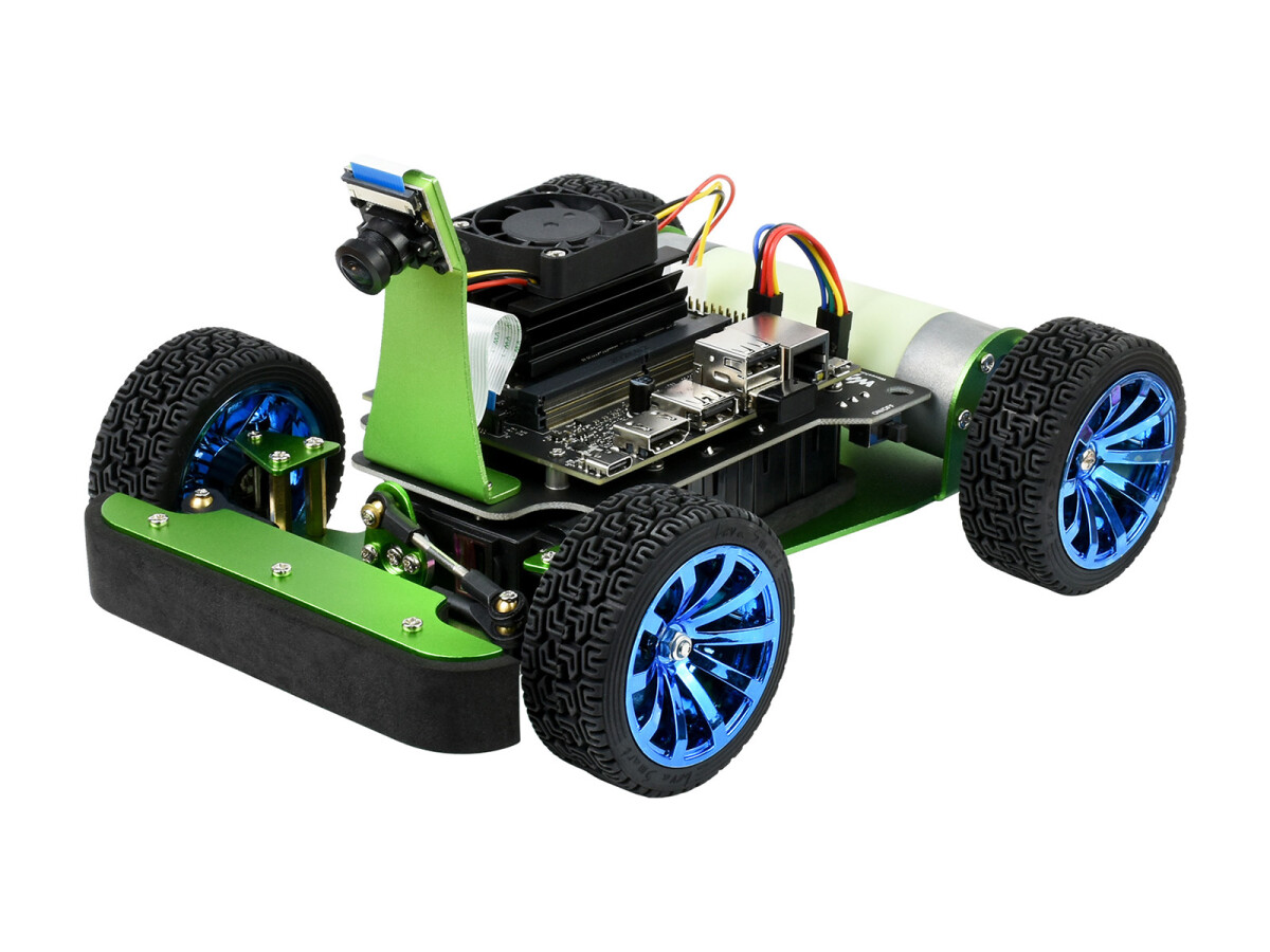 WaveShare JetRacer 2GB AI Kit, AI-racing robot drevet af Jetson Nano 2GB (ikke inkluderet)