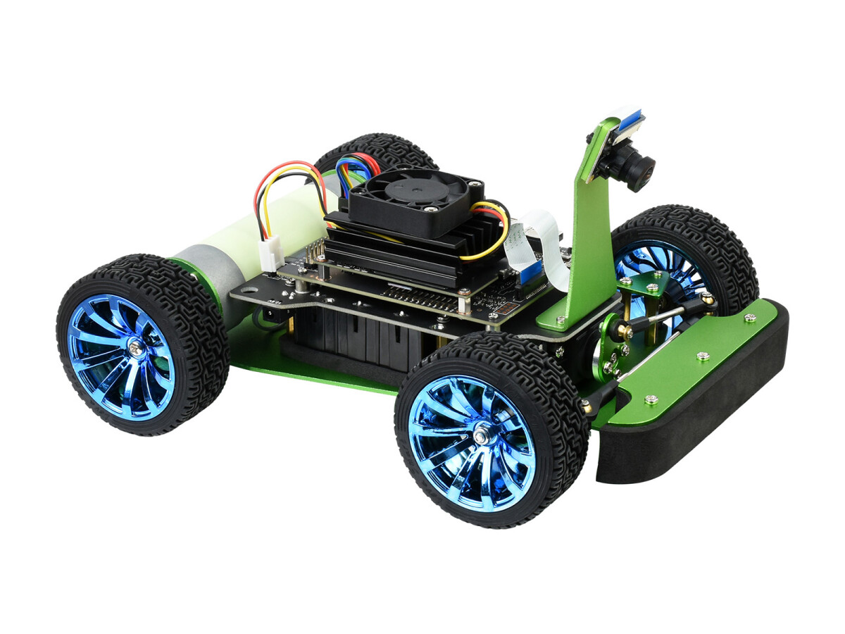 WaveShare JetRacer 2GB AI Kit, AI-racing robot drevet af Jetson Nano 2GB (ikke inkluderet)