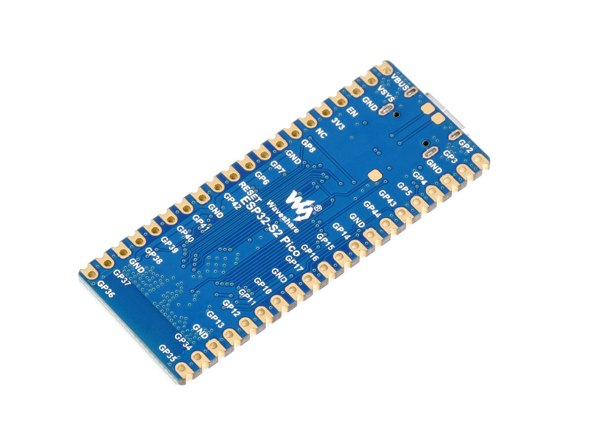 WaveShare ESP32-S2 MCU WiFi Udviklingskort 2.4GHz WiFi Standardversion