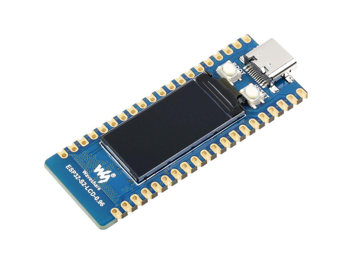 WaveShare ESP32-S2 MCU WiFi Udviklingskort 2.4 GHz WiFi LCD version
