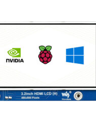 WaveShare 3,2 Zoll HDMI IPS LCD-display (H) 480x800 uden touch