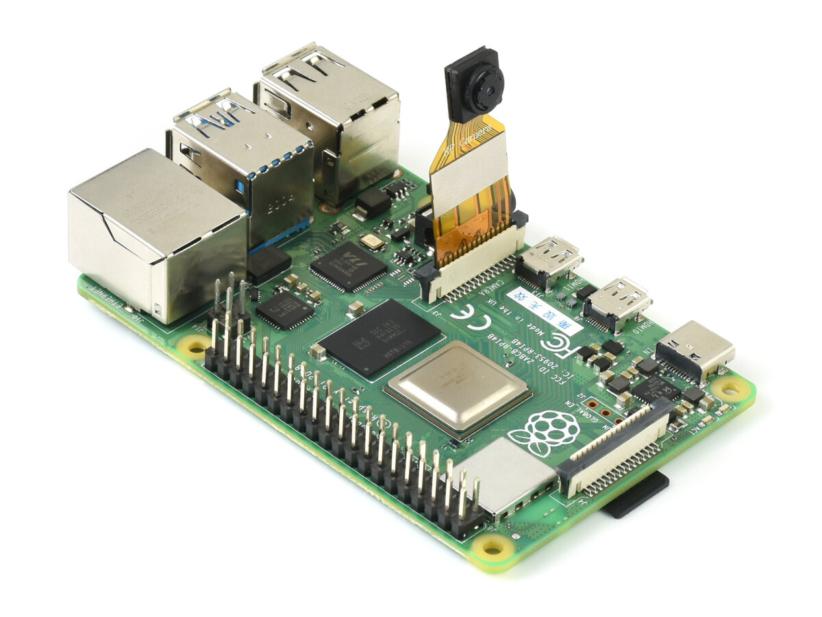 WaveShare RPi FPC Kamera (B) til Raspberry Pi, OV5647, 5MP, Mini størrelse