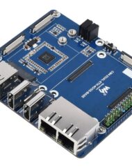 WaveShare Dual Gigabit Ethernet 5G/4G Baseboard til Raspberry Pi Compute Module 4