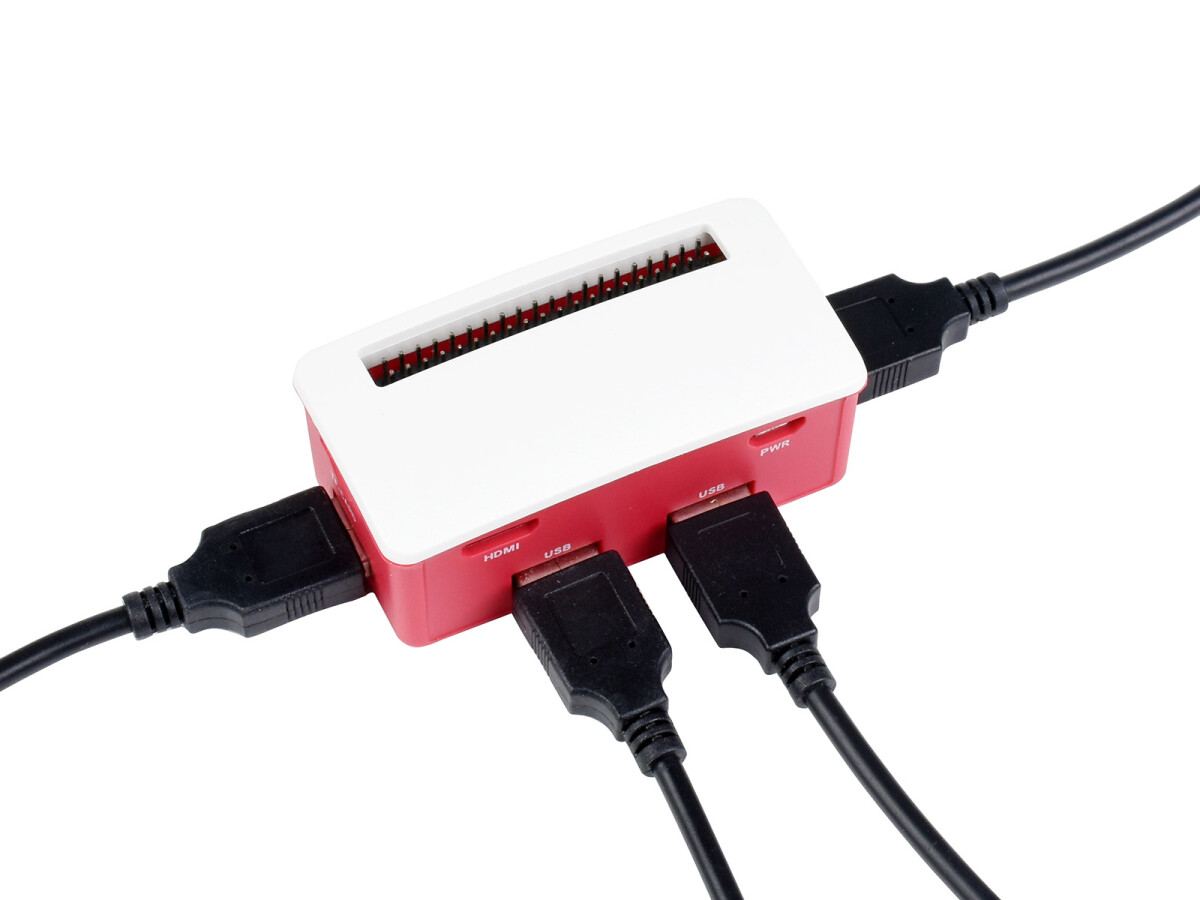 WaveShare USB HUB BOX für Raspberry Pi Zero Serie, 4x USB 2.0 Anschlüsse