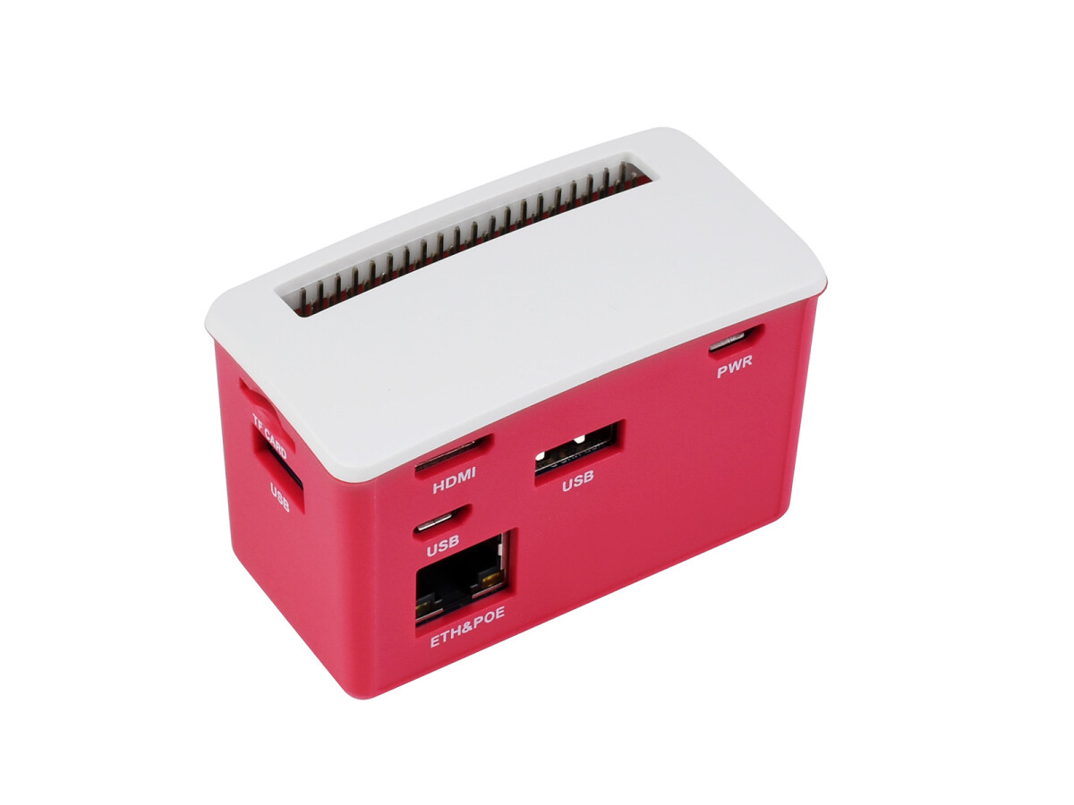 WaveShare PoE Ethernet / USB HUB BOX für Raspberry Pi Zero Serie, 3x USB 2.0, 802.3af-kompatibel