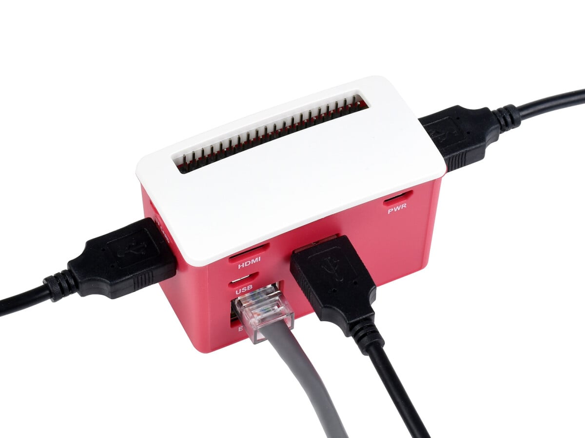 WaveShare PoE Ethernet / USB HUB BOX für Raspberry Pi Zero Serie, 3x USB 2.0, 802.3af-kompatibel