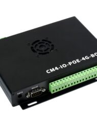 WaveShare Industrielle IoT Mini-Computer baseret på Raspberry Pi Compute Module 4 PoE, 5G/4G Metal Case Køleventilator