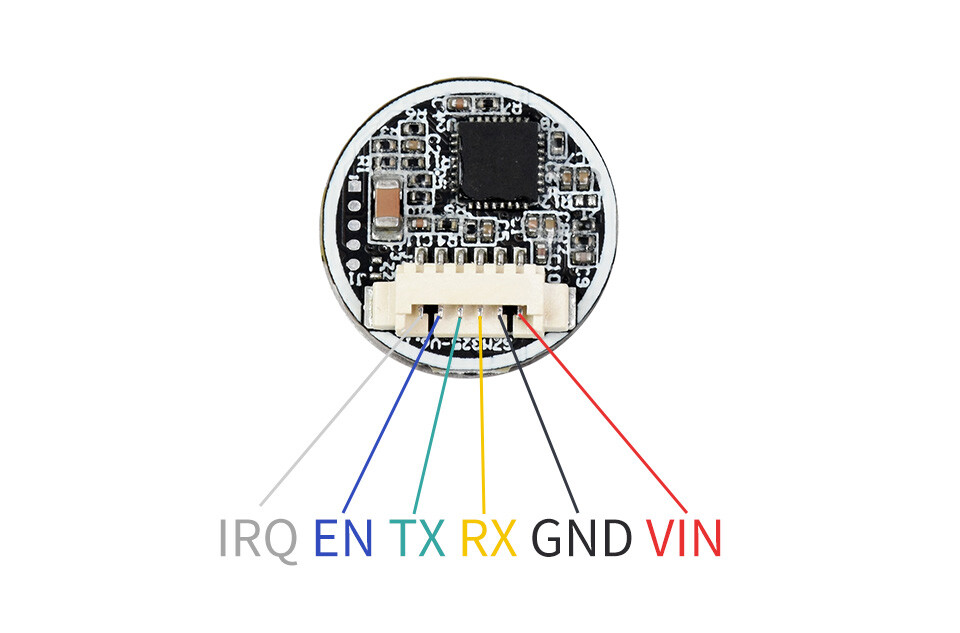 WaveShare Rundformet all-in-one kapacitiv finger sensor (D) Cortex processor 360° verifikation