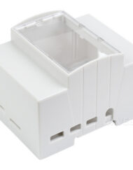 WaveShare ABS-kabinet til DIN-skinne for Raspberry Pi 4, stort indvendigt rum, injektionsmodul