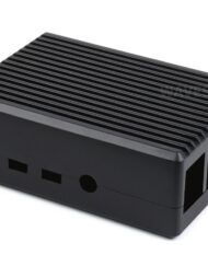 WaveShare Aluminium Stripe Groovet Kabinet til Raspberry Pi 4 Indvendig varmeafledningspiller