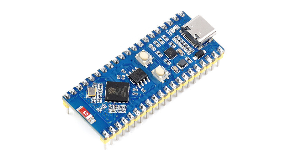 WaveShare ESP32-S2 MCU WiFi Udviklingskort 2.4GHz WiFi Standard Version med pinheader
