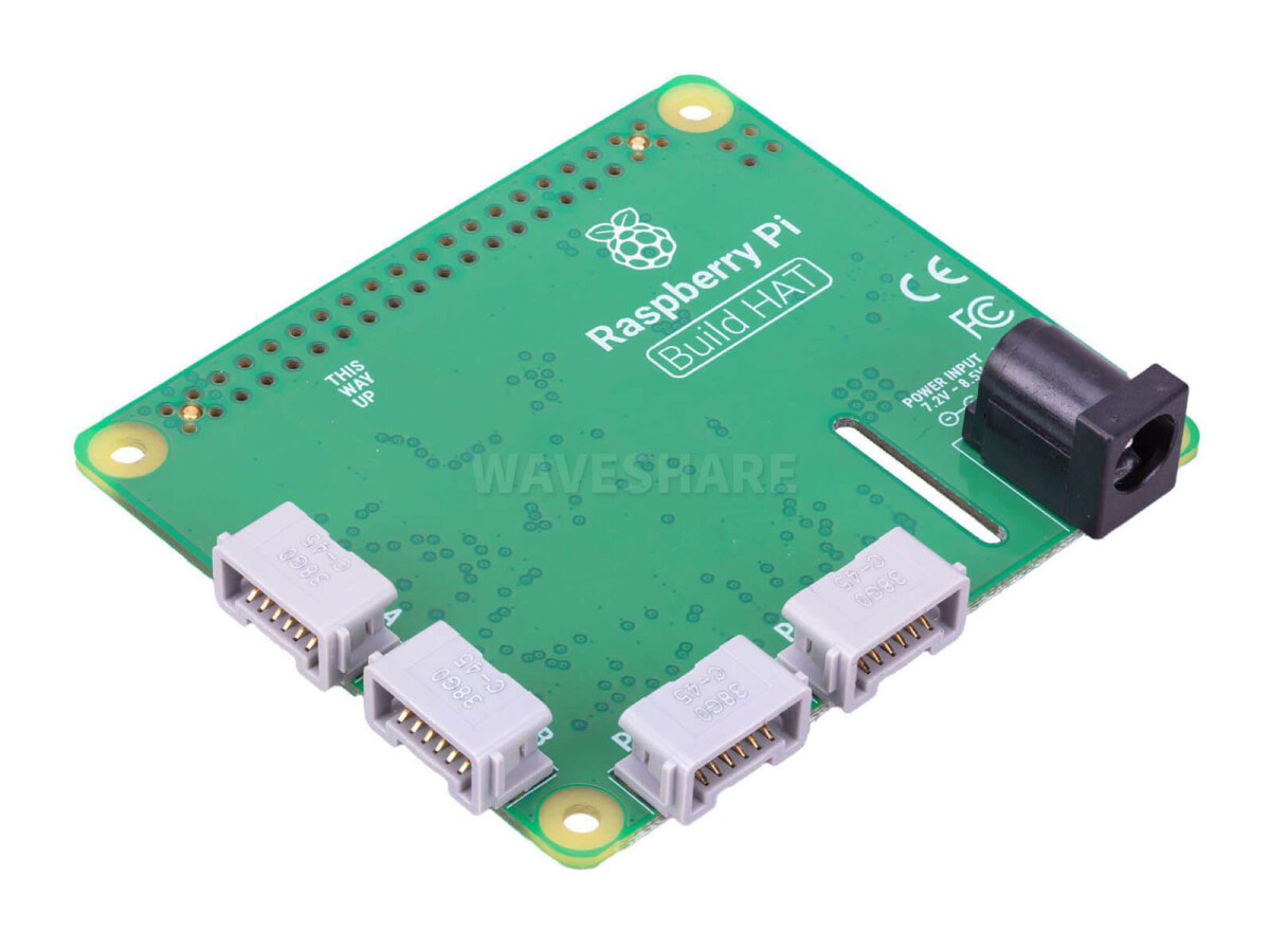 WaveShare Raspberry Pi Build HAT til LEGO Technic motorer og sensorer