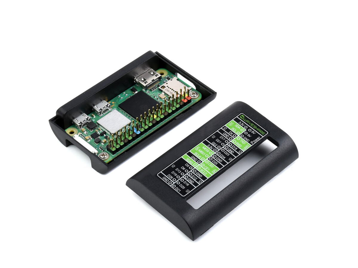 WaveShare ABS-beskyttelseshus til Raspberry Pi Zero Zero 2W