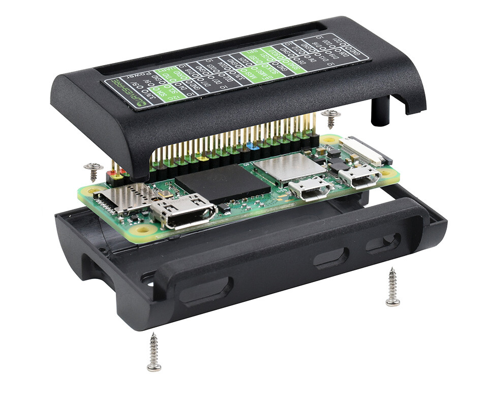 WaveShare ABS-beskyttelseshus til Raspberry Pi Zero Zero 2W