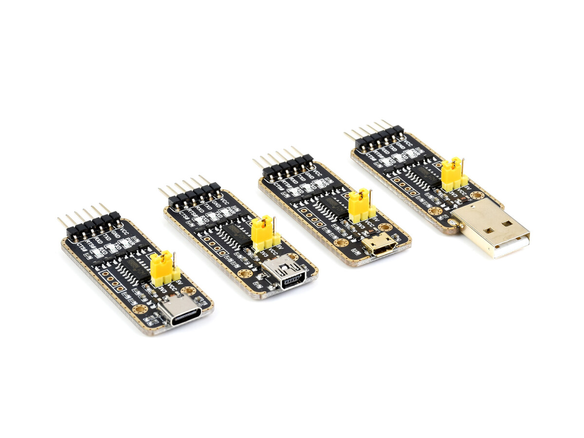 WaveShare USB-C To UART Modul, høj baud rate transmission