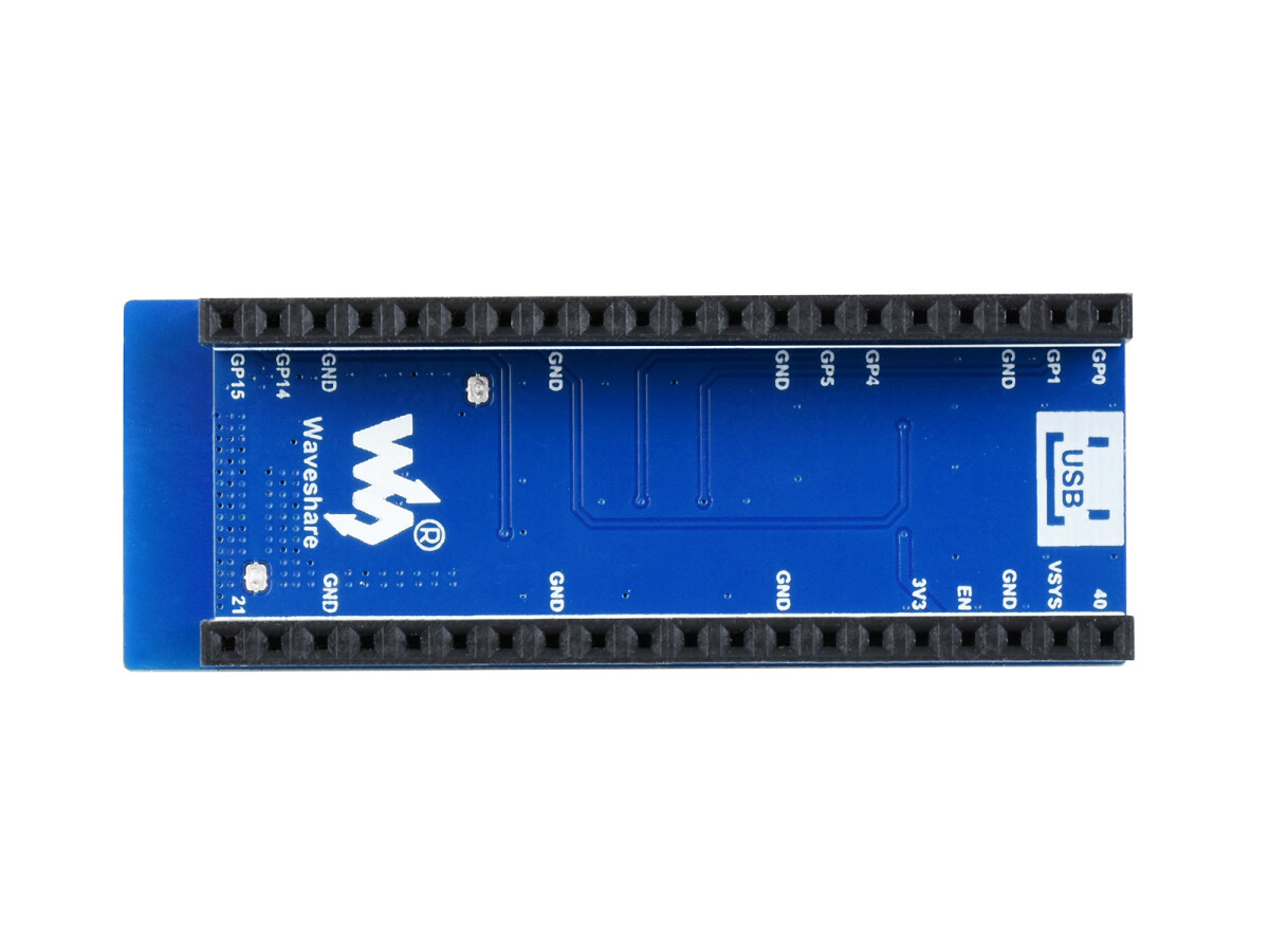 WaveShare Dual-Mode Bluetooth-modul til Raspberry Pi Pico SPP BLE Bluetooth 5.1
